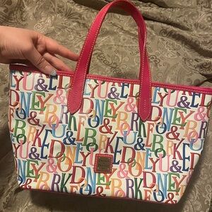 Dooney & Bourke - Rainbow Lettering Tote Purse